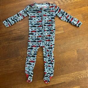 Miles Footie Zippered One Piece 12-18m
